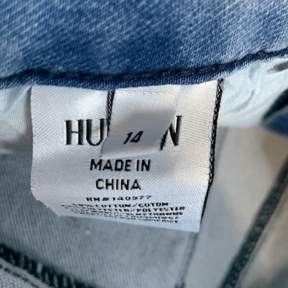 Hudson girls lightwash skinny jeggings jeans 14 - Picture 5 of 5